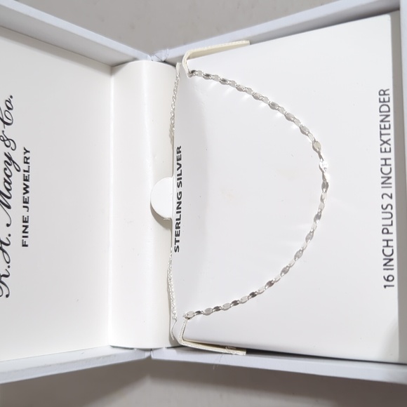Macy's Jewelry Rh Macy And Co Sterling Silver Necklace Poshmark